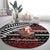 New Zealand Kiwi Santa Christmas Round Carpet He Wairua Kirihimete - Polynesian Pride