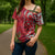Personalised New Zealand Koru Pohutukawa Cross Shoulder Shirt Meri Kirihimete Aroha for Christmas - Polynesian Pride