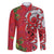 Personalised New Zealand Koru Pohutukawa Family Matching Summer Maxi Dress and Hawaiian Shirt Meri Kirihimete Aroha for Christmas - Polynesian Pride