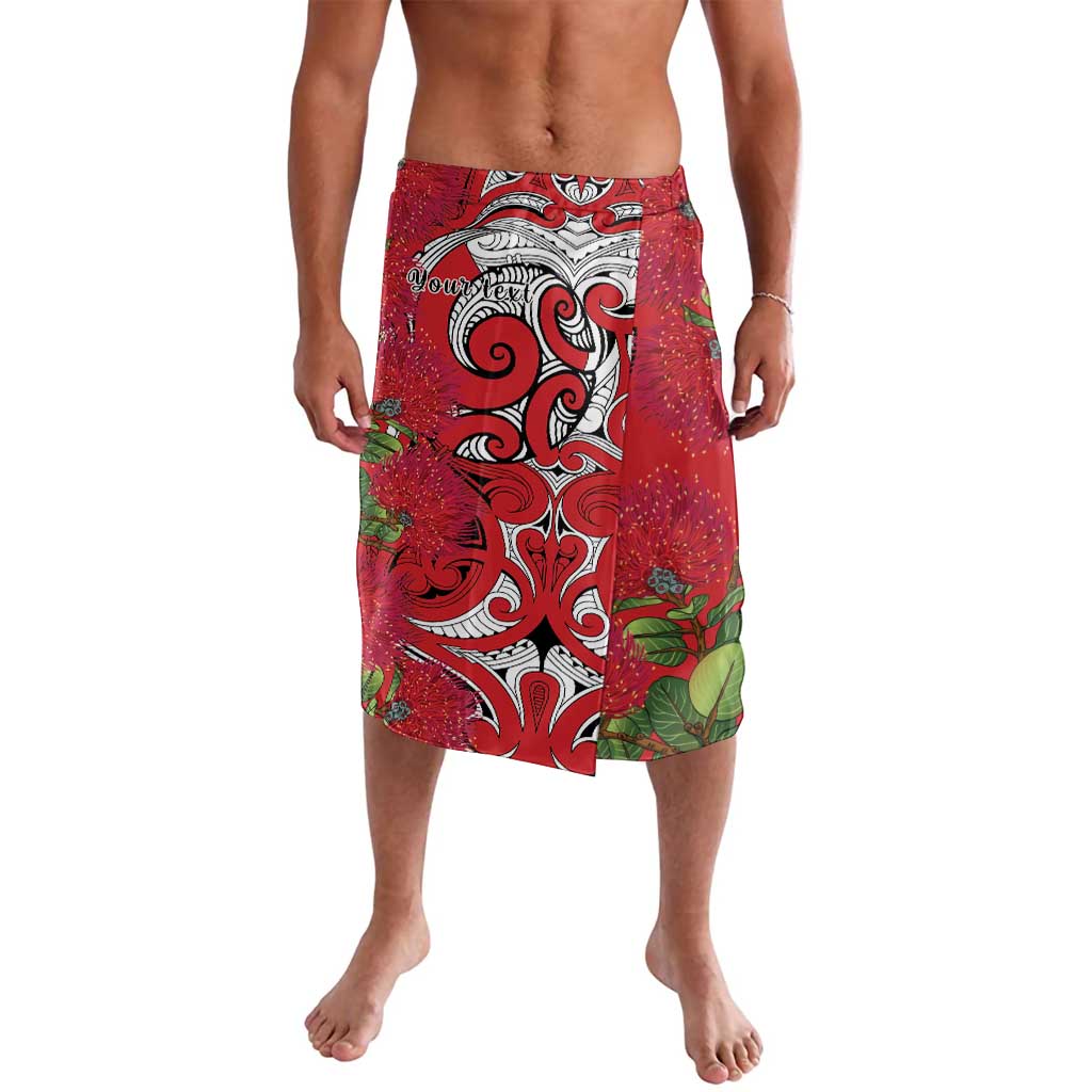 Personalised New Zealand Koru Pohutukawa Lavalava Meri Kirihimete Aroha for Christmas - Polynesian Pride