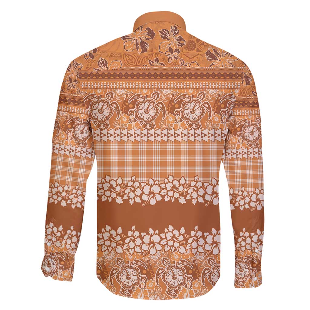 Hawaiian Hibiscus Honu Family Matching Puletasi and Hawaiian Shirt Gold Mele Kalikimaka Palaka Spirit - Polynesian Pride