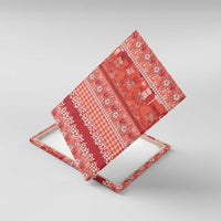 Hawaiian Hibiscus Honu Canvas Wall Art Red Mele Kalikimaka Palaka Spirit - Polynesian Pride