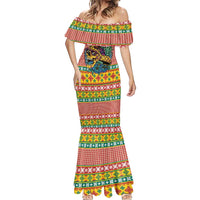 Hawaiian Pineapples Skull Mermaid Dress Mele Kalikimaka Palaka Quilt Pattern - Polynesian Pride