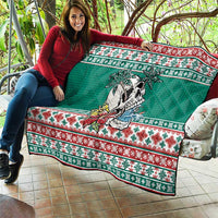 Hawaiian Skull Surfs Quilt Mele Kalikimaka Palaka Quilt Pattern - Polynesian Pride