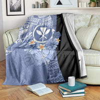 Aloha Vintage Hawaii Tribal Blanket Blue Style LT9 - Polynesian Pride