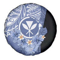 Aloha Vintage Hawaii Tribal Spare Tire Cover Blue Style LT9 - Polynesian Pride