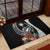 Hafa Adai Guam Rubber Doormat Tropical Flowers with Polynesian Pattern LT9 - Polynesian Pride