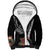 Hafa Adai Guam Sherpa Hoodie Tropical Flowers with Polynesian Pattern LT9 Unisex Black - Polynesian Pride