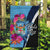 Bula Fiji Vintage Fijian Masi Pattern Garden Flag Blue Unique LT9 Garden Flag Blue - Polynesian Pride