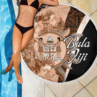 Bula Fiji Vintage Fijian Masi Pattern Beach Blanket Peach Fuzz Unique LT9 - Polynesian Pride