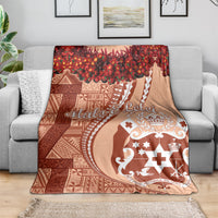 Vintage Tonga Kahoa Heilala Flower Blanket LT9 - Polynesian Pride