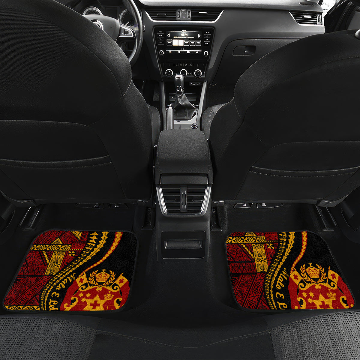 Vintage Tonga Malo E Lelei Ngatu Pattern Car Mats LT9 - Polynesian Pride