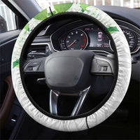 Philippines Eagle and Sampaguita Flowers Steering Wheel Cover Polynesian Pattern LT9 - Polynesian Pride