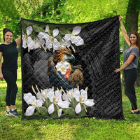 Philippines Eagle with Coat Of Arm Quilt Simple Sampaguita Jasmine