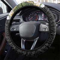 Philippines Eagle with Coat Of Arm Steering Wheel Cover Simple Sampaguita Jasmine LT9 - Polynesian Pride