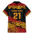 New Zealand Rugby Pacific Custom Family Matching Off The Shoulder Long Sleeve Dress and Hawaiian Shirt Rangatira Maori Kowhaiwhai Pattern
