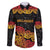 New Zealand Rugby Pacific Custom Family Matching Off The Shoulder Long Sleeve Dress and Hawaiian Shirt Rangatira Maori Kowhaiwhai Pattern