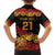 New Zealand Rugby Pacific Custom Family Matching Off Shoulder Short Dress and Hawaiian Shirt Rangatira Maori Kowhaiwhai Pattern