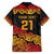New Zealand Rugby Pacific Custom Family Matching Off Shoulder Short Dress and Hawaiian Shirt Rangatira Maori Kowhaiwhai Pattern