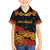 New Zealand Rugby Pacific Custom Family Matching Off Shoulder Short Dress and Hawaiian Shirt Rangatira Maori Kowhaiwhai Pattern