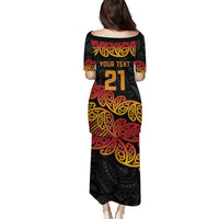 New Zealand Rugby Pacific Custom Puletasi Rangatira Maori Kowhaiwhai Pattern