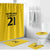 New Zealand Rugby Pacific Custom Bathroom Set Hau Awhiowhio Maori Tribal Tattoo - Polynesian Pride