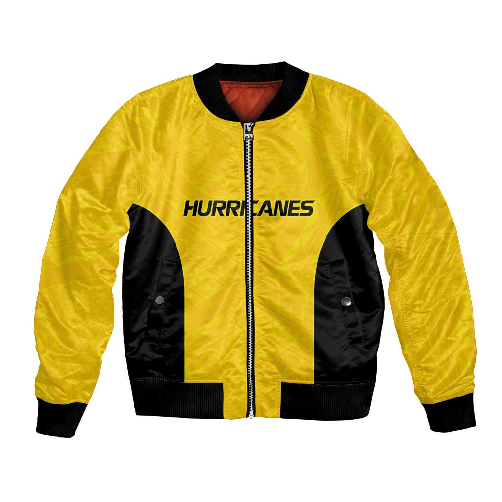 New Zealand Rugby Pacific Custom Bomber Jacket Hau Awhiowhio Maori Tribal Tattoo