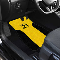 New Zealand Rugby Pacific Custom Car Mats Hau Awhiowhio Maori Tribal Tattoo