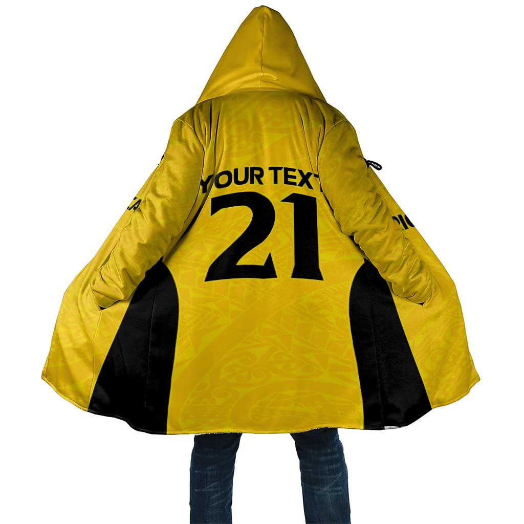 New Zealand Rugby Pacific Custom Cloak Hau Awhiowhio Maori Tribal Tattoo - Polynesian Pride