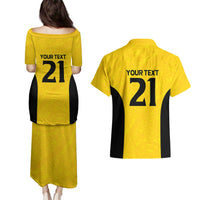 New Zealand Rugby Pacific Custom Couples Matching Puletasi and Hawaiian Shirt Hau Awhiowhio Maori Tribal Tattoo