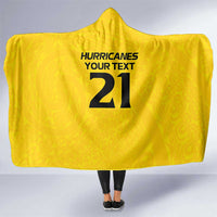 New Zealand Rugby Pacific Custom Hooded Blanket Hau Awhiowhio Maori Tribal Tattoo