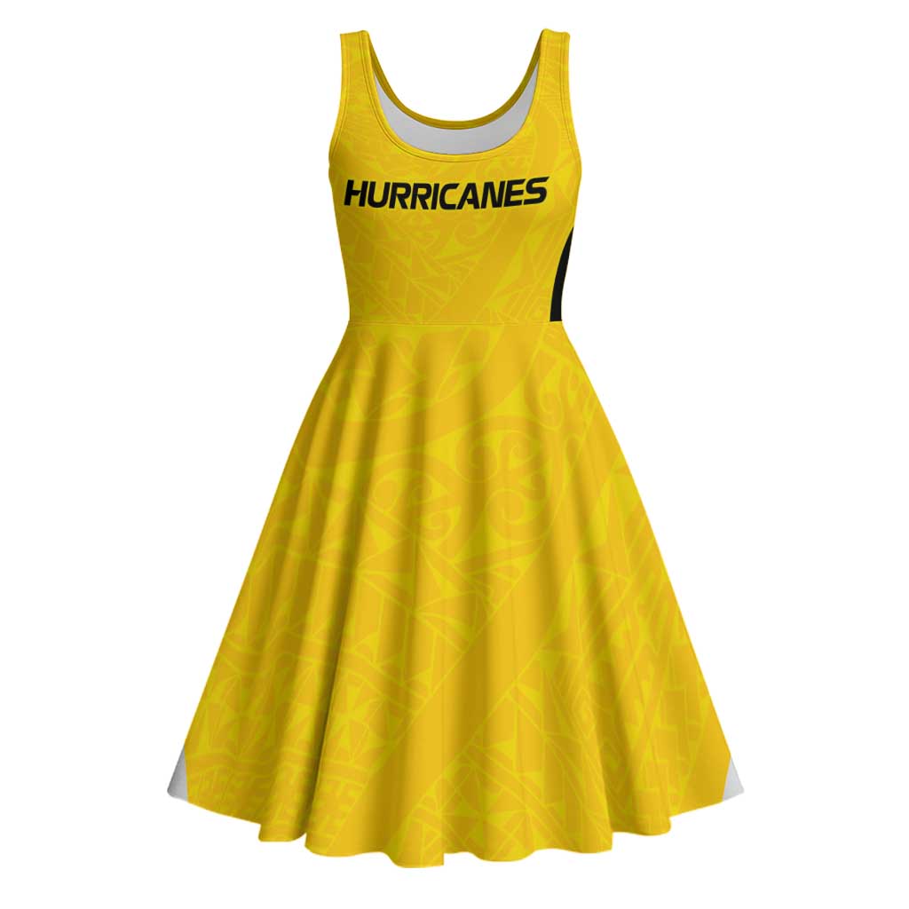 New Zealand Rugby Pacific Custom Midi Dress Hau Awhiowhio Maori Tribal Tattoo - Polynesian Pride