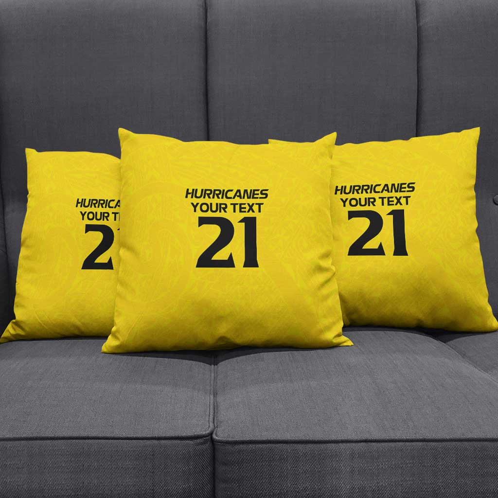 New Zealand Rugby Pacific Custom Pillow Cover Hau Awhiowhio Maori Tribal Tattoo - Polynesian Pride