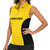 New Zealand Rugby Pacific Custom Women Sleeveless Polo Shirt Hau Awhiowhio Maori Tribal Tattoo