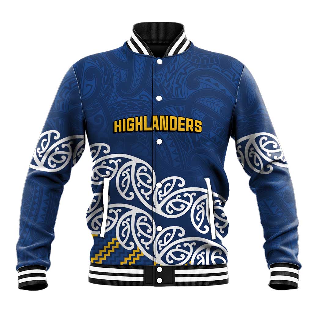 New Zealand Rugby Pacific Custom Baseball Jacket Kahupeka Maori Kowhaiwhai Pattern