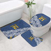 New Zealand Rugby Pacific Custom Bathroom Set Kahupeka Maori Kowhaiwhai Pattern - Polynesian Pride