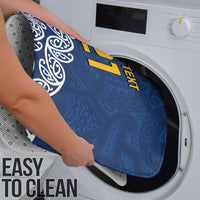 New Zealand Rugby Pacific Custom Bathroom Set Kahupeka Maori Kowhaiwhai Pattern - Polynesian Pride