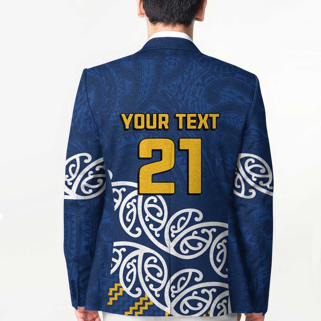 New Zealand Rugby Pacific Custom Blazer Kahupeka Maori Kowhaiwhai Pattern - Polynesian Pride