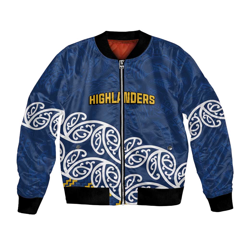 New Zealand Rugby Pacific Custom Bomber Jacket Kahupeka Maori Kowhaiwhai Pattern