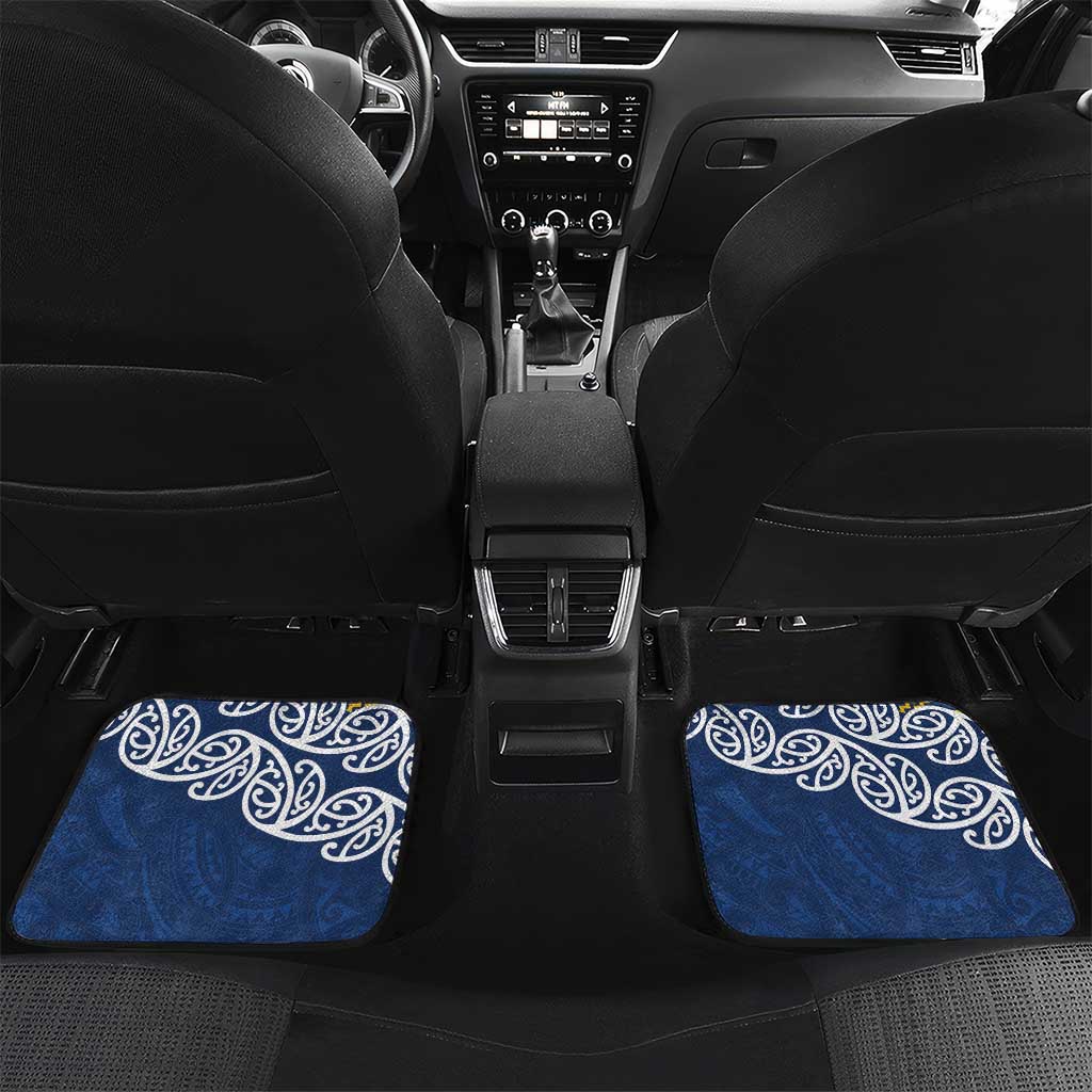 New Zealand Rugby Pacific Custom Car Mats Kahupeka Maori Kowhaiwhai Pattern
