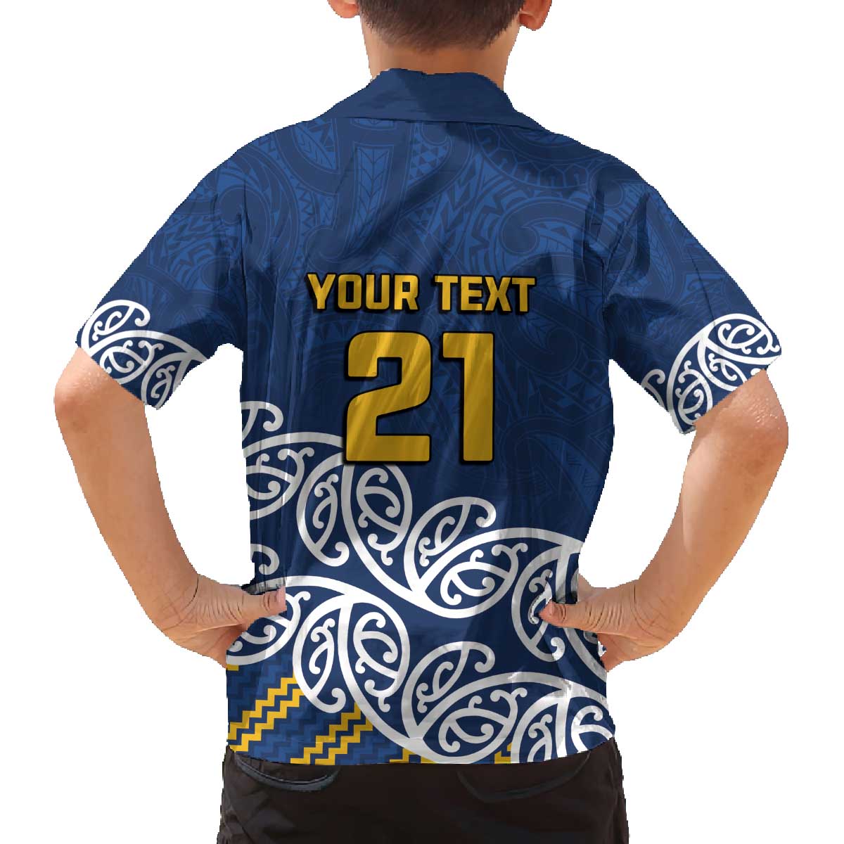 New Zealand Rugby Pacific Custom Family Matching Off The Shoulder Long Sleeve Dress and Hawaiian Shirt Kahupeka Maori Kowhaiwhai Pattern