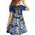 New Zealand Rugby Pacific Custom Family Matching Off Shoulder Short Dress and Hawaiian Shirt Kahupeka Maori Kowhaiwhai Pattern