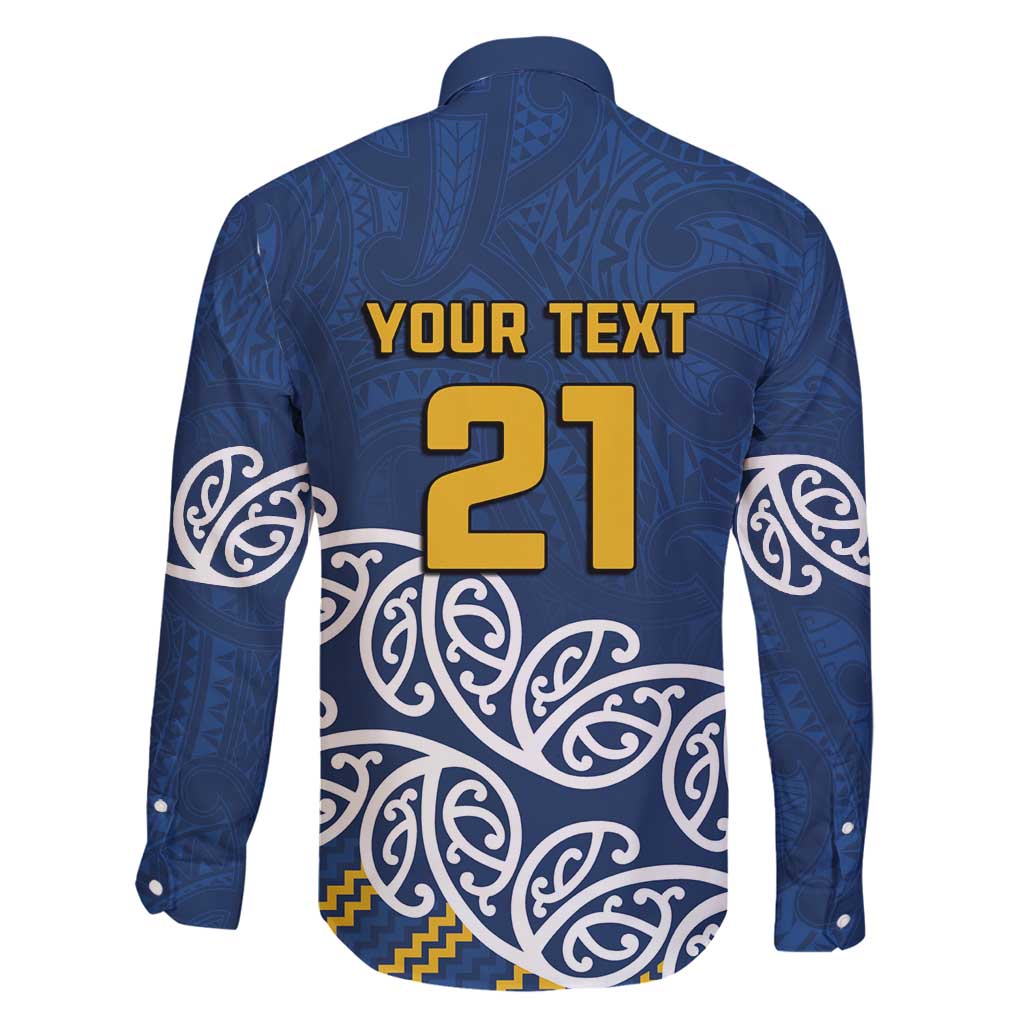 New Zealand Rugby Pacific Custom Family Matching Off Shoulder Short Dress and Hawaiian Shirt Kahupeka Maori Kowhaiwhai Pattern