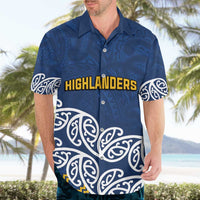 New Zealand Rugby Pacific Custom Hawaiian Shirt Kahupeka Maori Kowhaiwhai Pattern