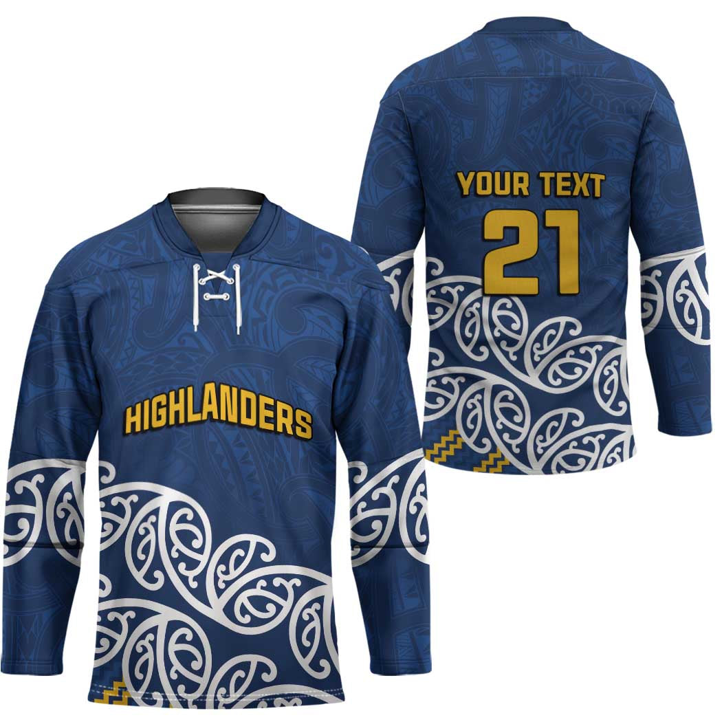 New Zealand Rugby Pacific Custom Hockey Jersey Kahupeka Maori Kowhaiwhai Pattern - Polynesian Pride