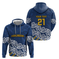 New Zealand Rugby Pacific Custom Hoodie Kahupeka Maori Kowhaiwhai Pattern