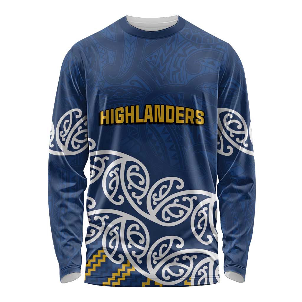 New Zealand Rugby Pacific Custom Long Sleeve Shirt Kahupeka Maori Kowhaiwhai Pattern