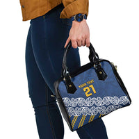 New Zealand Rugby Pacific Custom Shoulder Handbag Kahupeka Maori Kowhaiwhai Pattern