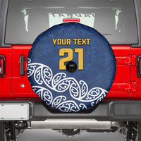 New Zealand Rugby Pacific Custom Spare Tire Cover Kahupeka Maori Kowhaiwhai Pattern