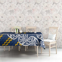 New Zealand Rugby Pacific Custom Tablecloth Kahupeka Maori Kowhaiwhai Pattern